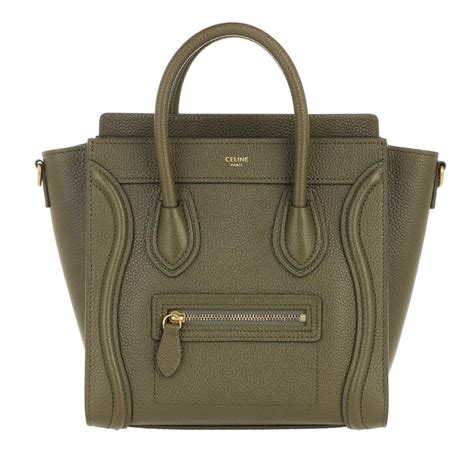 celine luggage bag green|celine nano luggage shoulder bag.